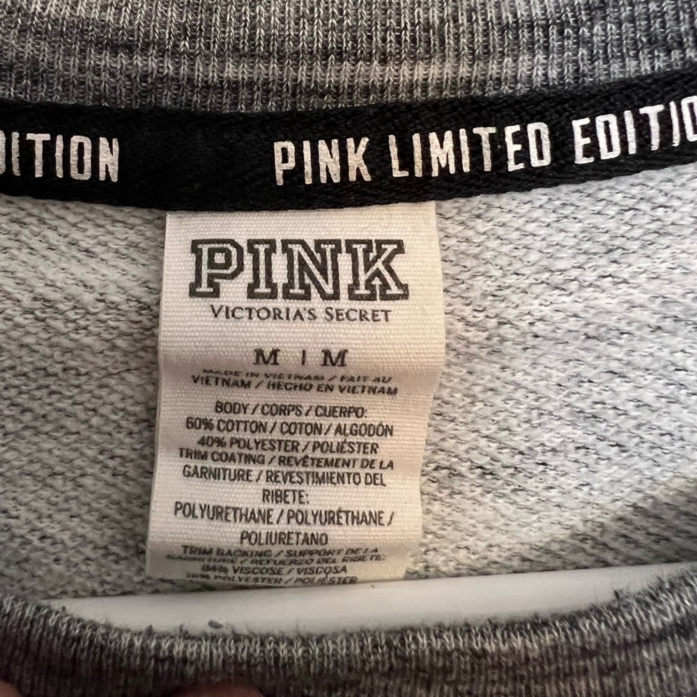 Victoria’s Secret PINK limited edition sweatshirt‎ Size M - Picture 3 of 4